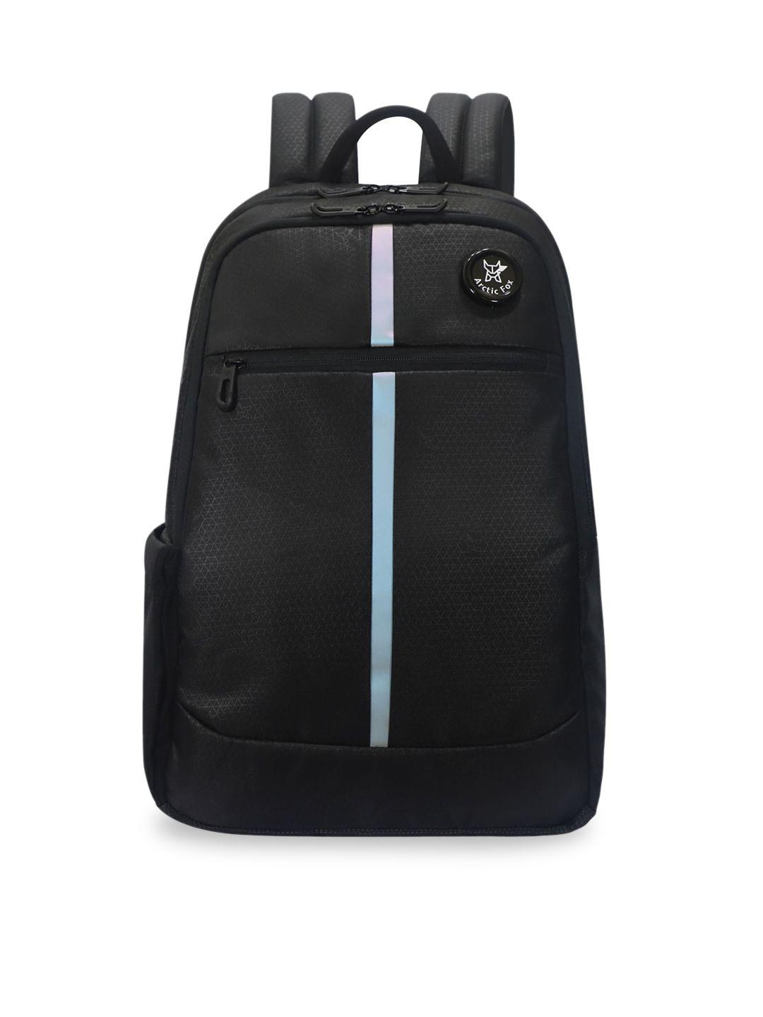 arctic fox unisex black & turquoise blue solid 15 inch laptop bag