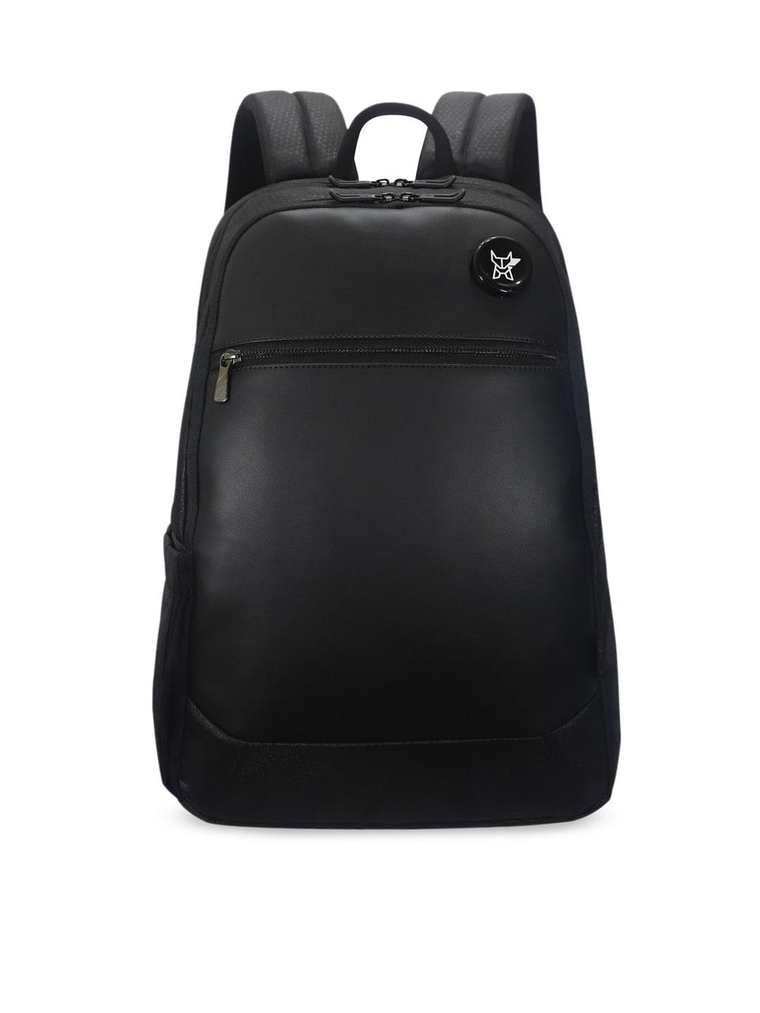 arctic fox unisex black solid laptop bag
