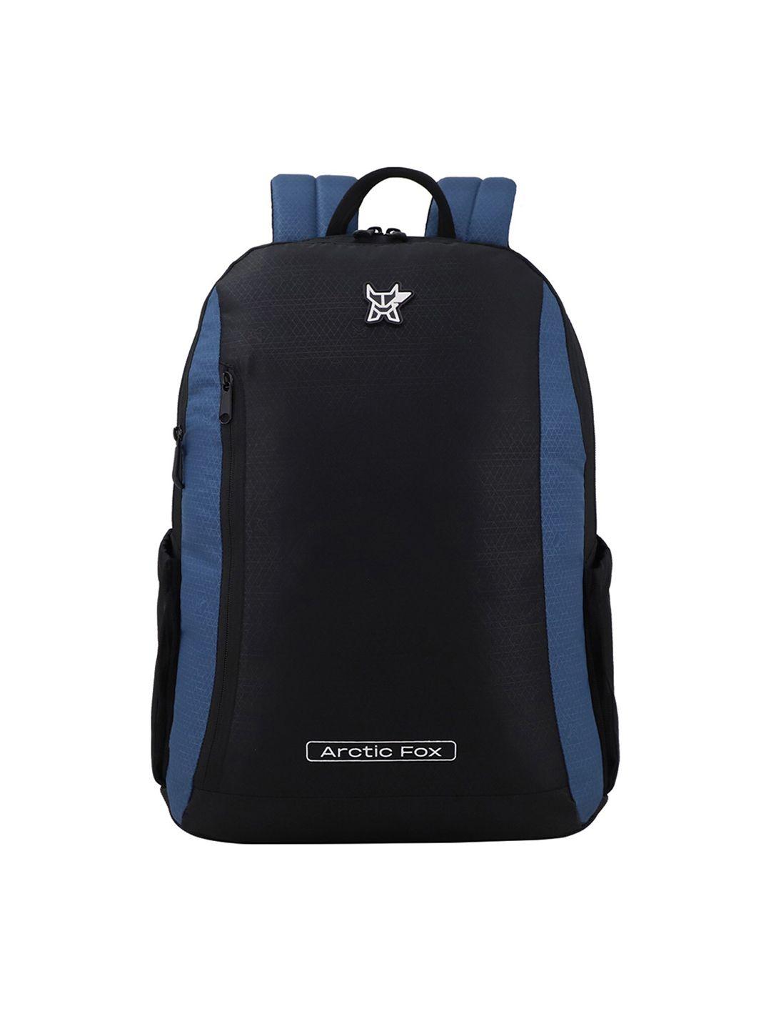 arctic fox unisex blue & black laptop bag