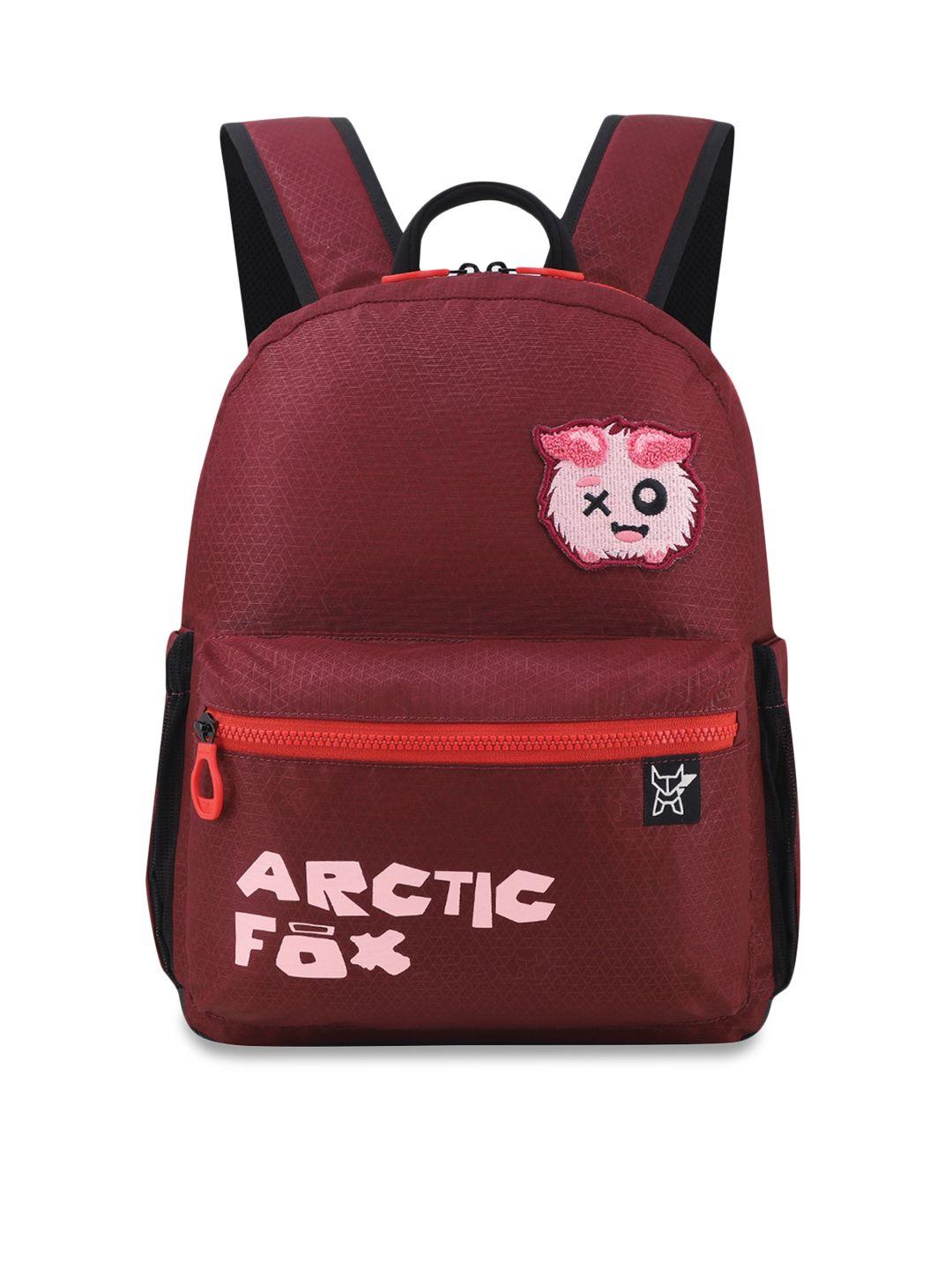 arctic fox unisex kids maroon backpacks