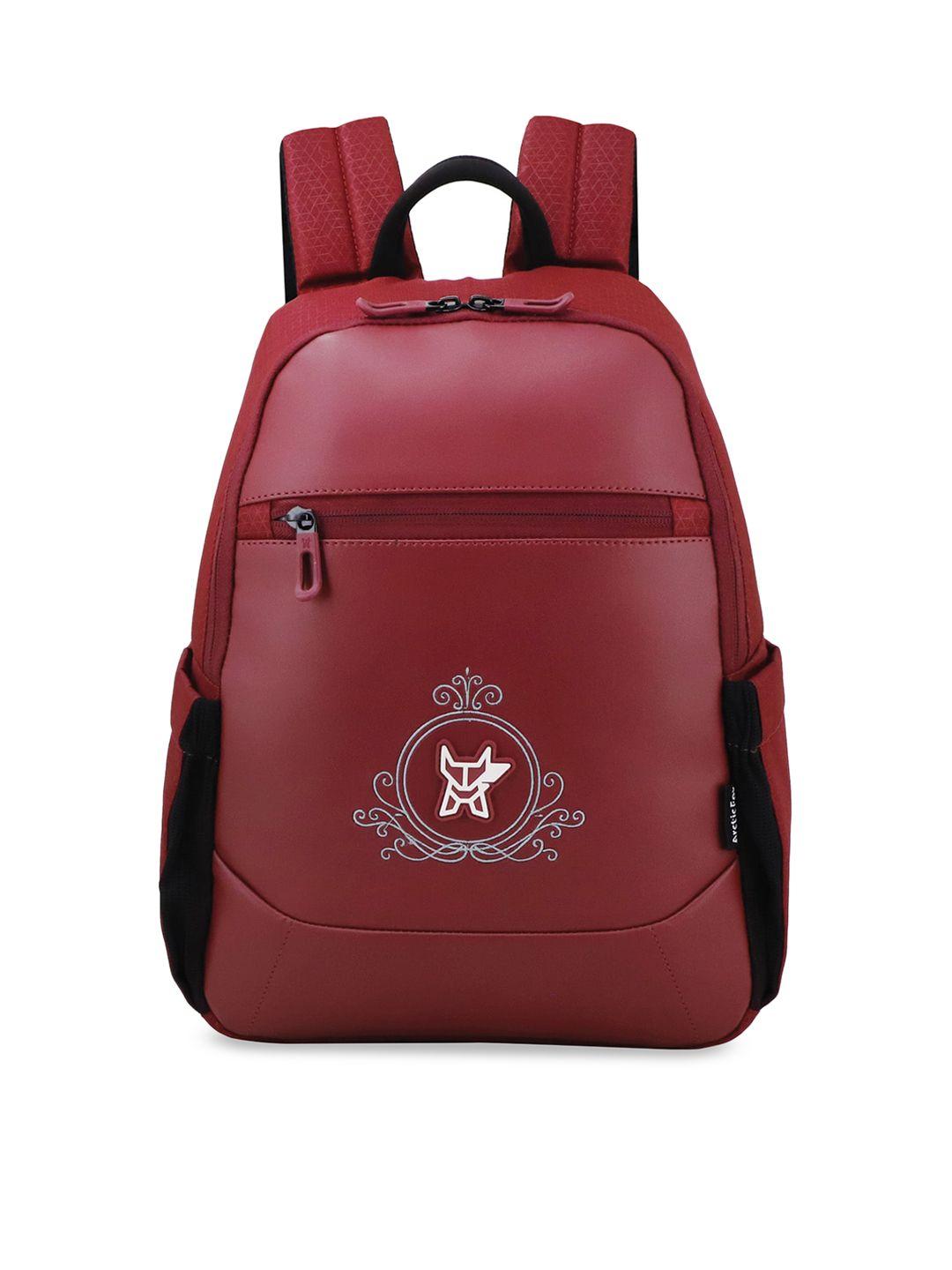 arctic fox unisex maroon backpacks