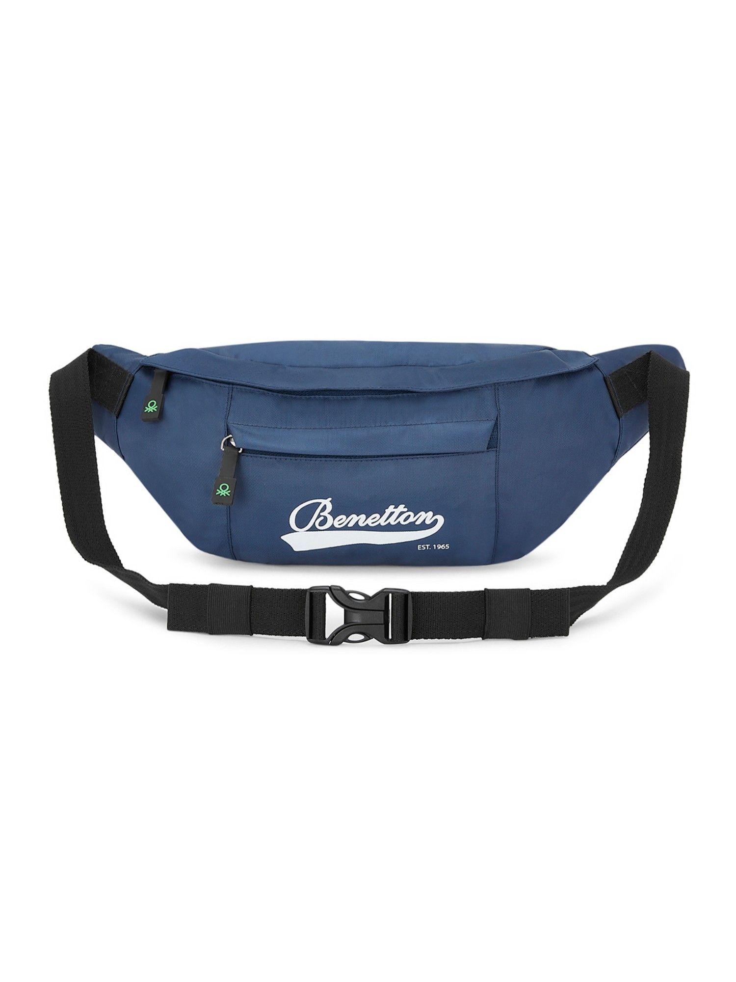 arctic polyester waist pouch bags & cases for unisex-navy (m)