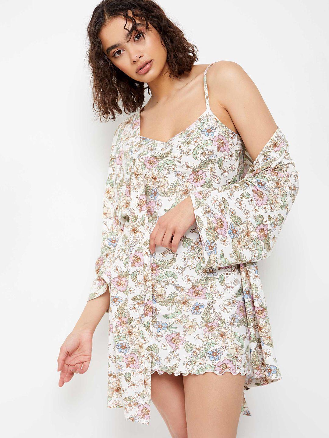 ardene floral printed nightdress