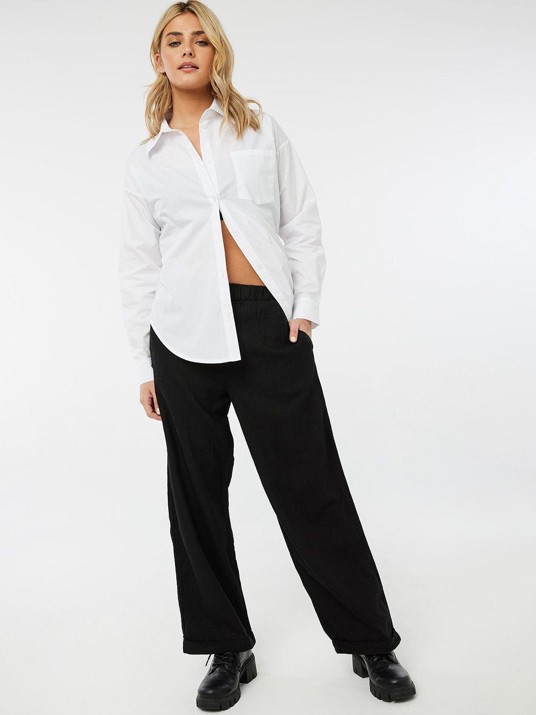 ardene women mid-rise regular fit track pants