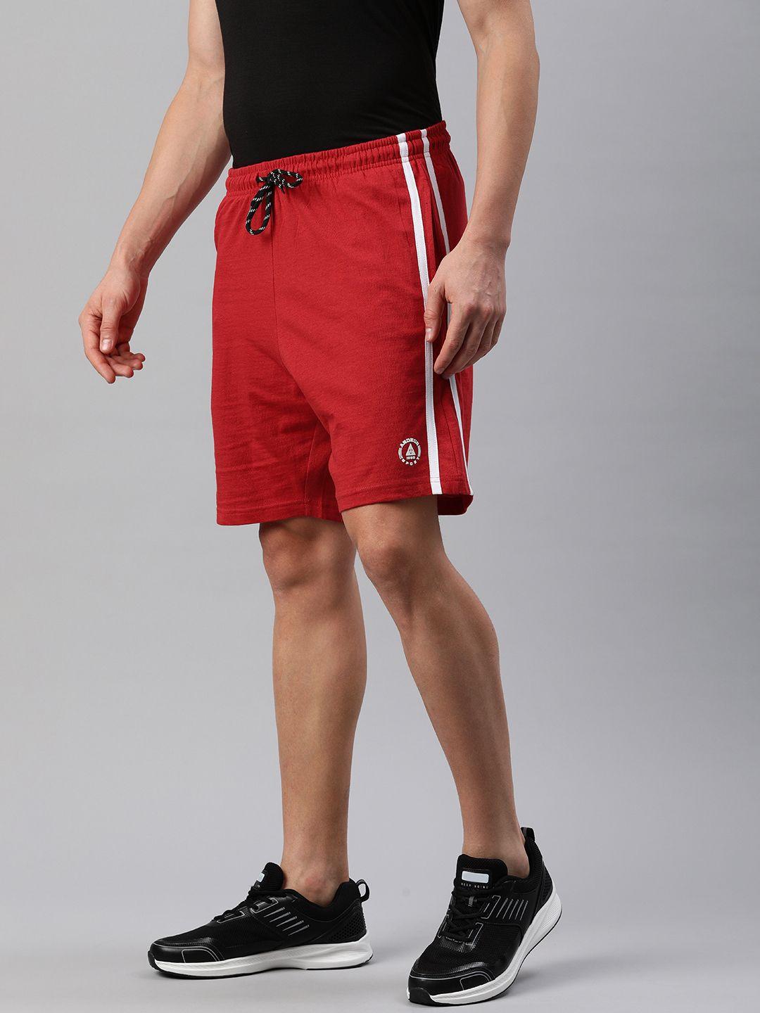 ardeur men solid regular fit shorts