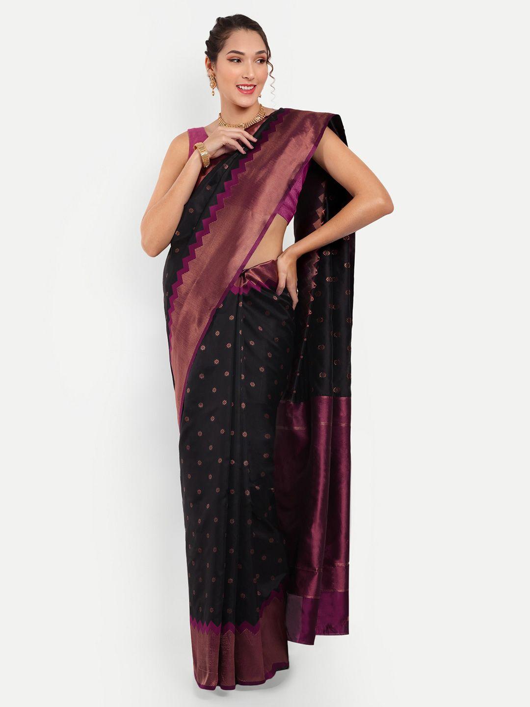 areca designer ethnic motifs woven design zari banarasi saree