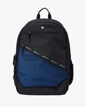 arena laptop backpack with zip closure