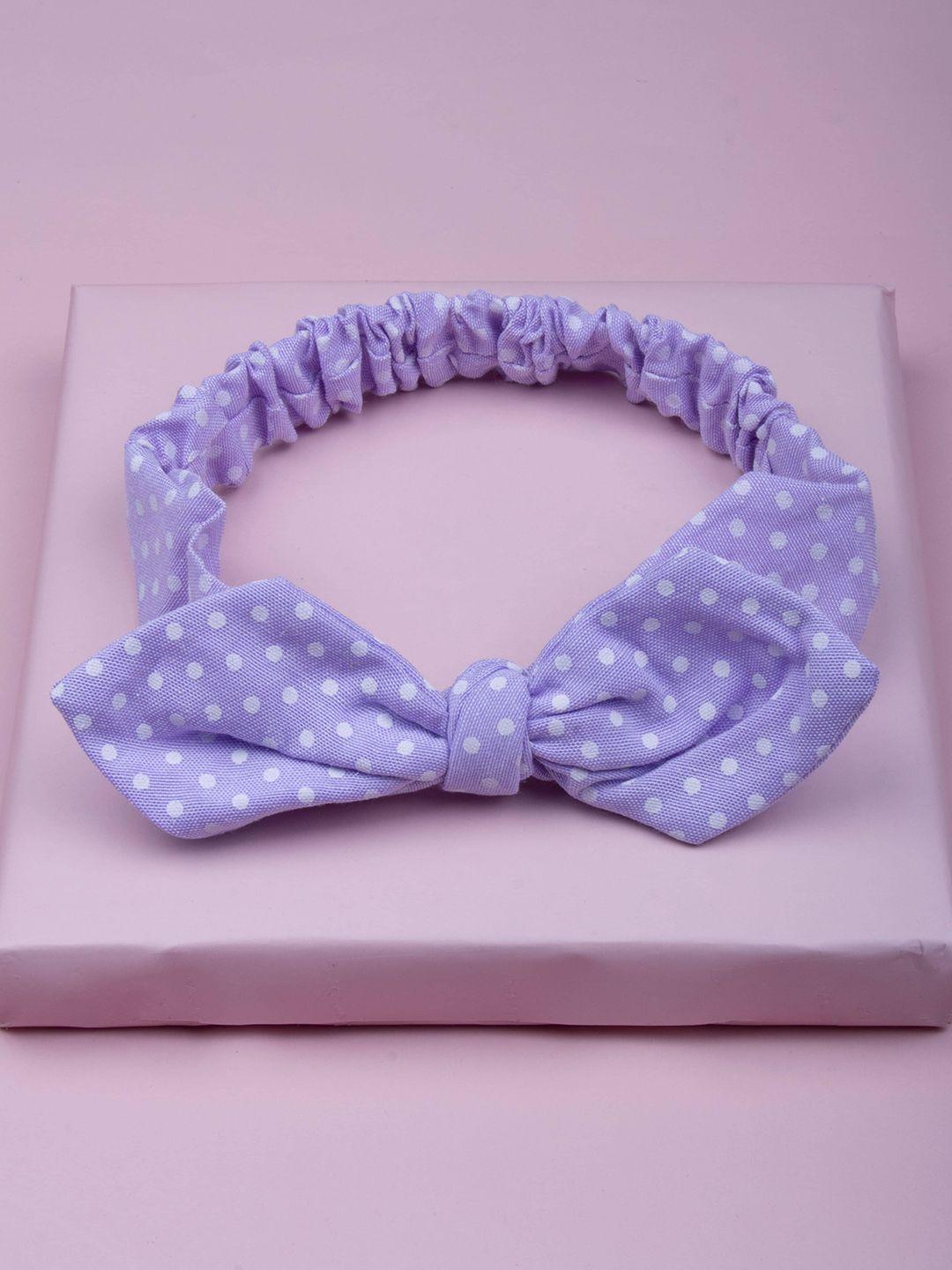 arendelle girls purple & white hairband