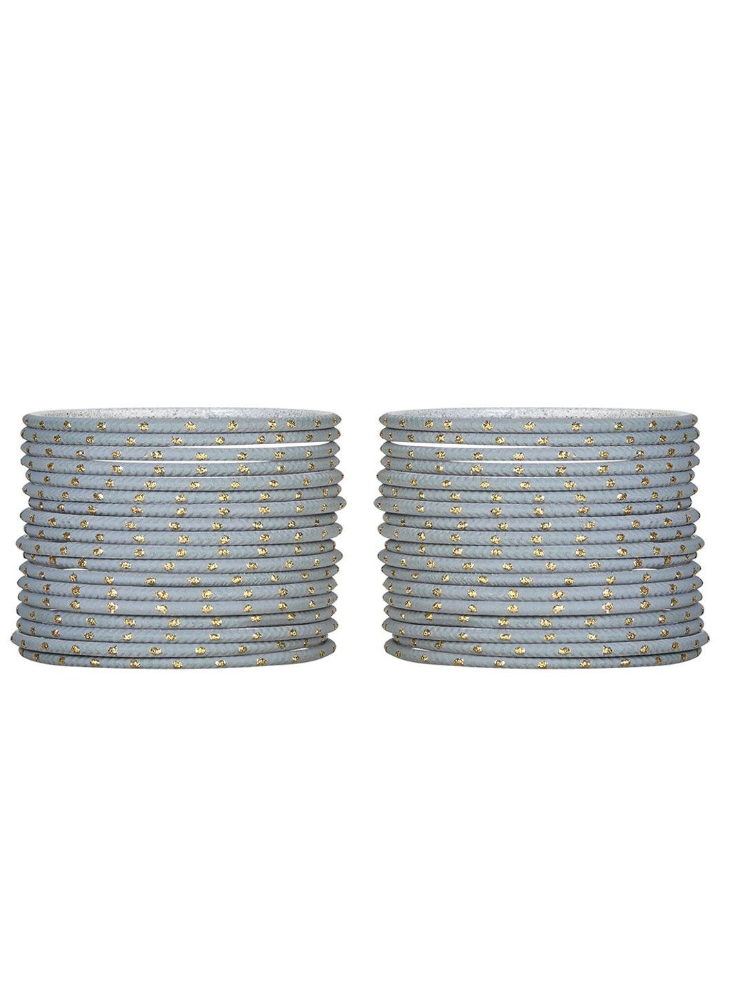 arendelle girls set of 48 grey metal bangles