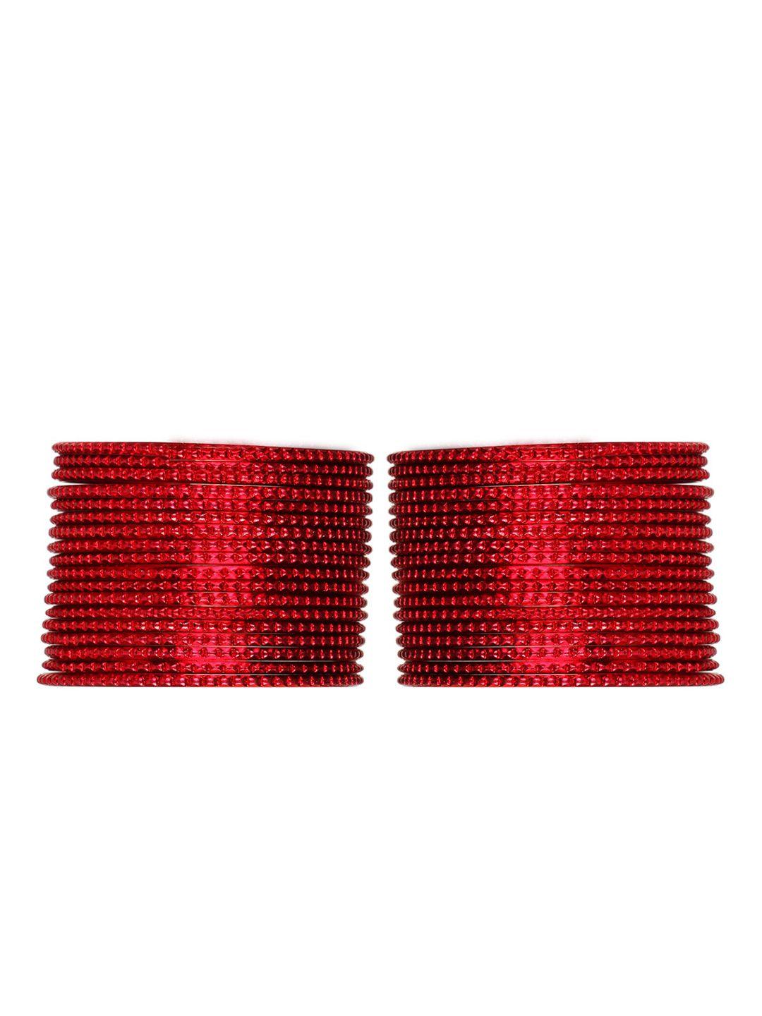 arendelle set of 36 red metal bangles