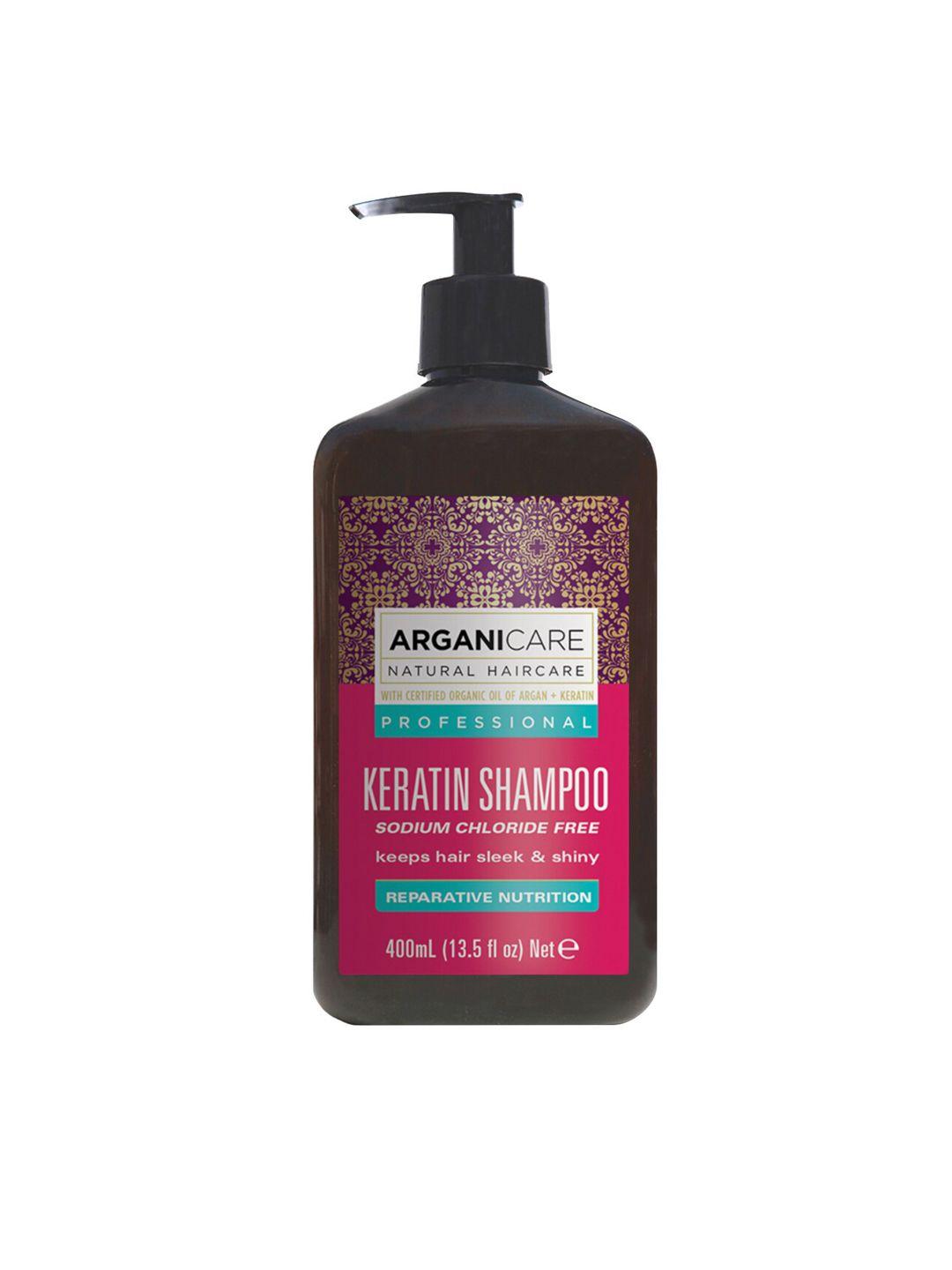 arganicare organic argan oil & keratin shampoo - 400ml