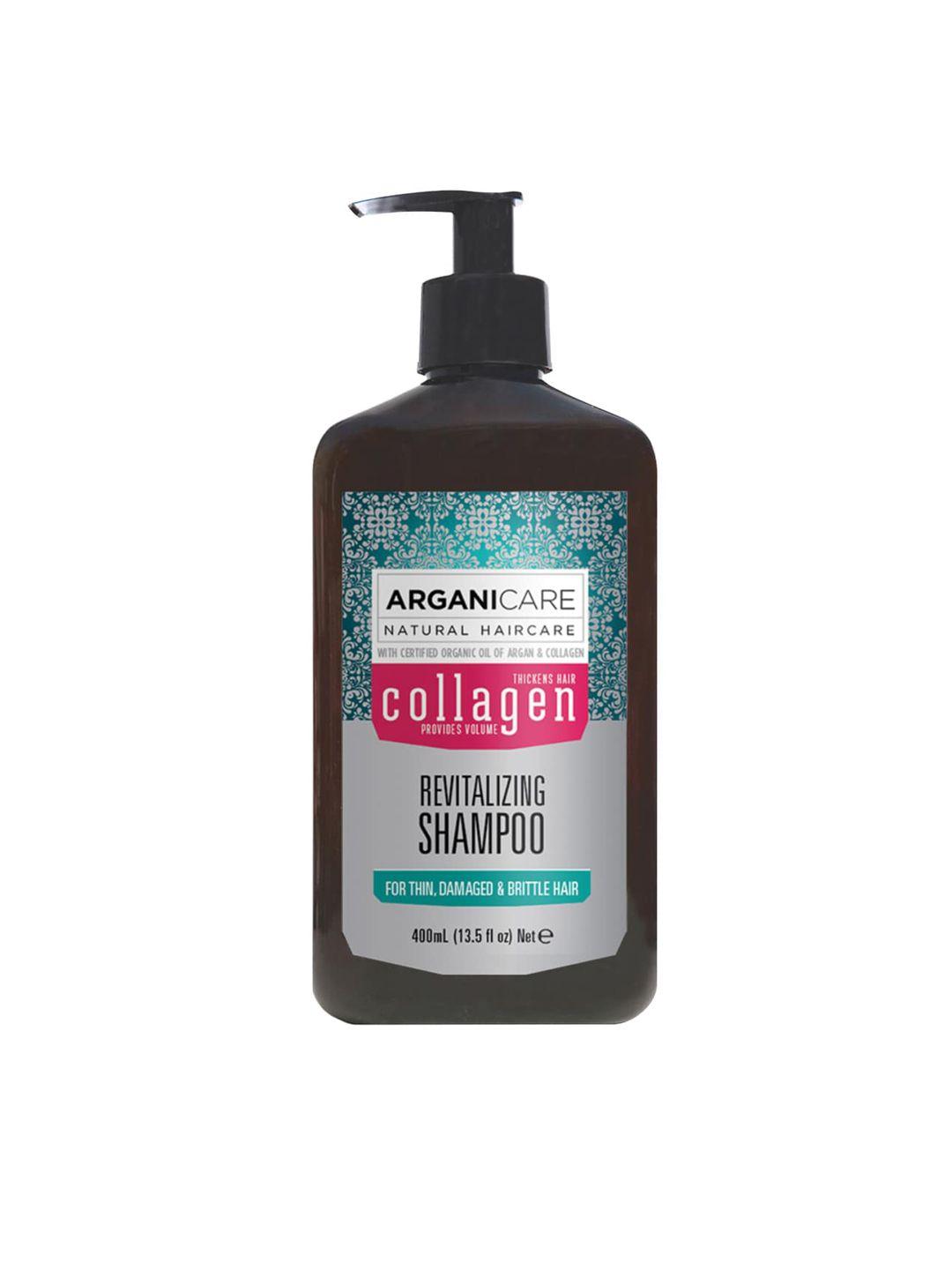 arganicare revitalizing organic argan oil & collagen shampoo - 400ml