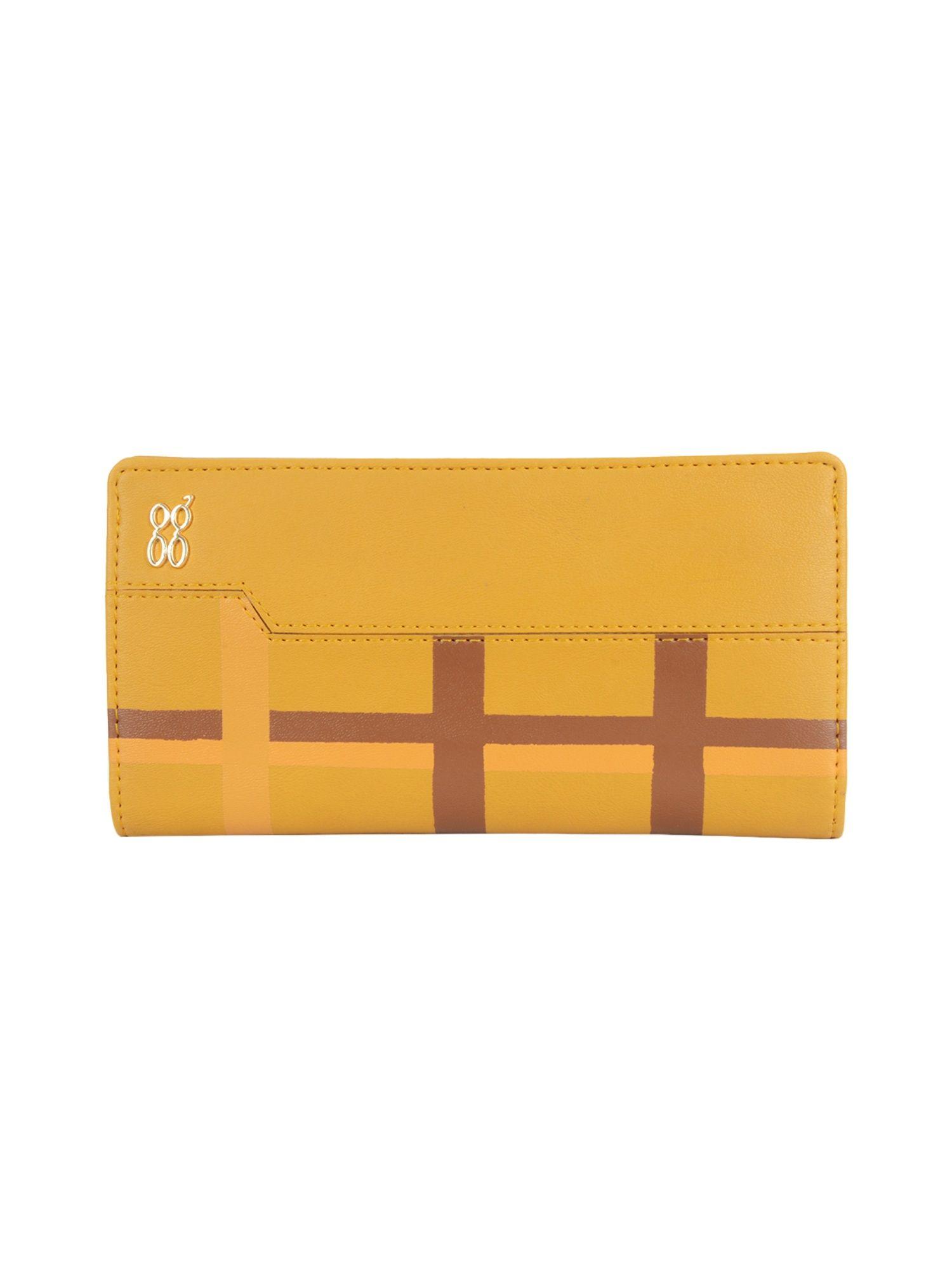 argon yellow 2 fold wallet (l)