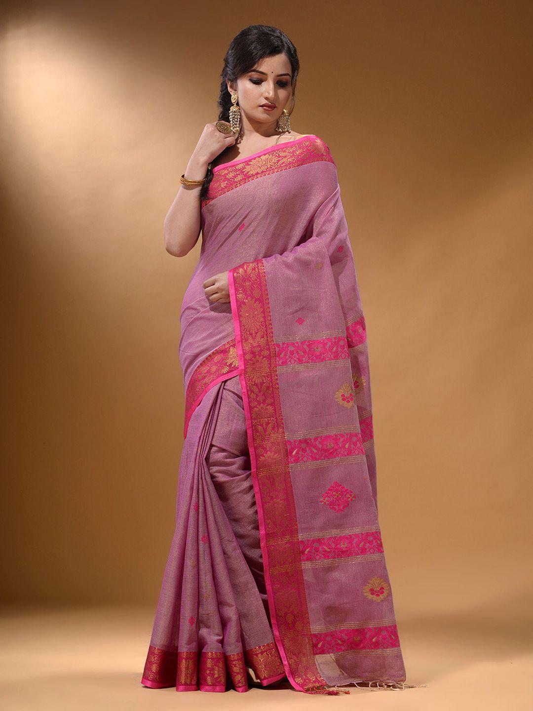 arhi woven design zari saree