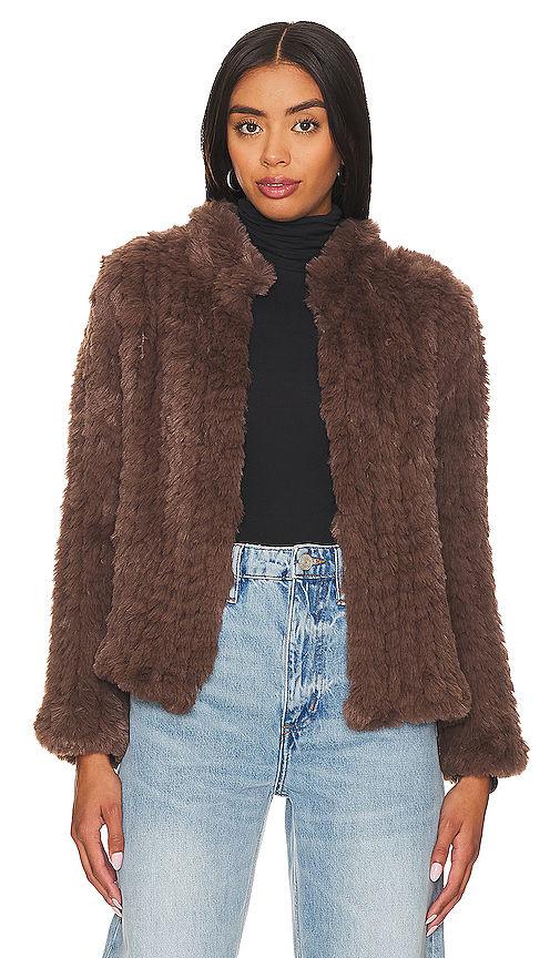 aria faux fur jacket