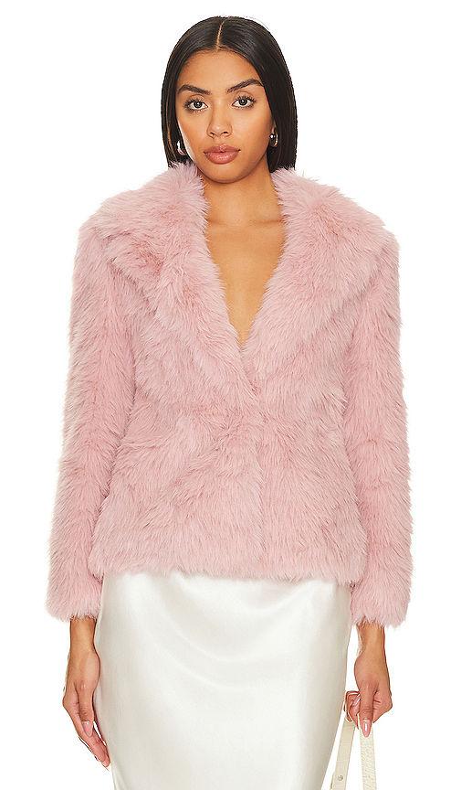 arianna faux fur jacket