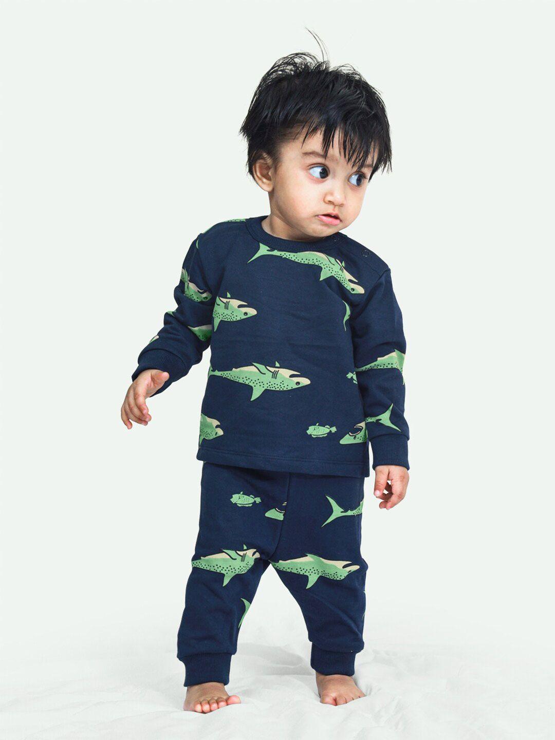 ariel-infants-cotton-fleece-t-shirt-with-pyjamas