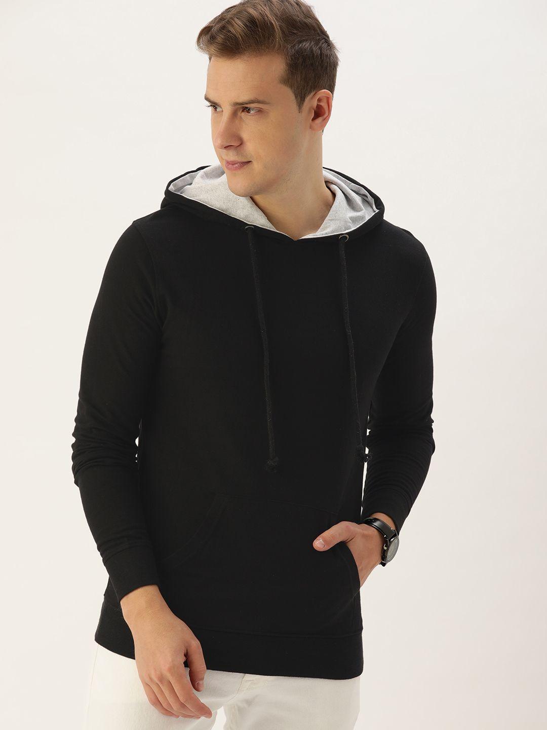 arise men black hooded sweatshirt