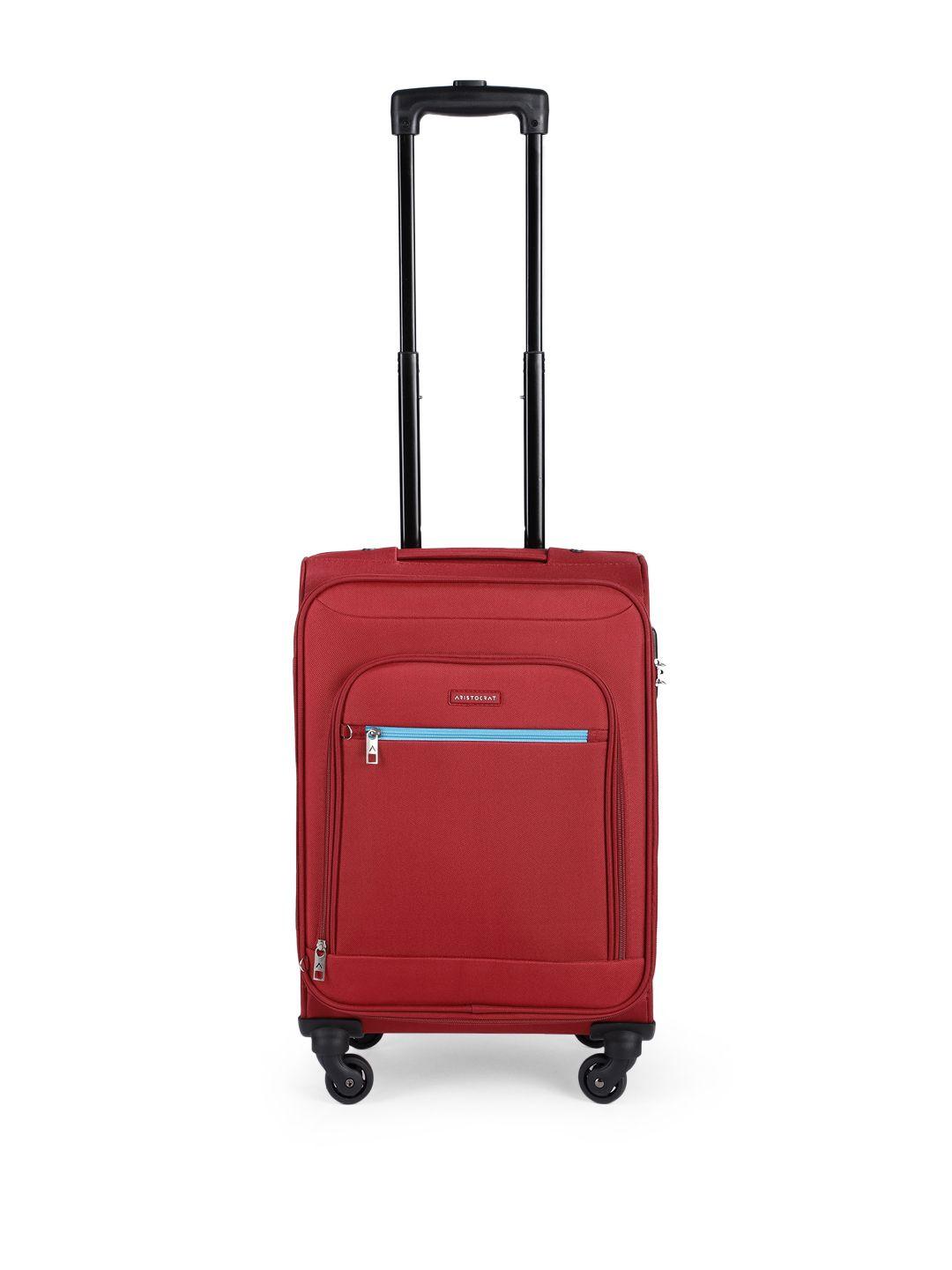 aristocrat solid nile exp strolly cabin trolley suitcase - 54 cm