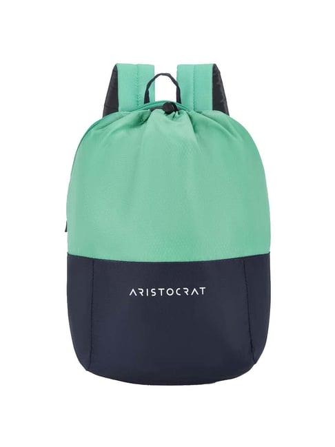 aristocrat 15 ltrs green medium backpack