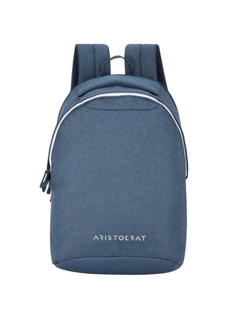 aristocrat 20 ltrs blue medium laptop backpack