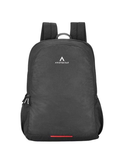 aristocrat 26 ltrs black medium laptop backpack