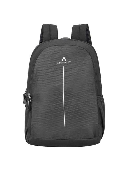 aristocrat 26 ltrs black medium laptop backpack