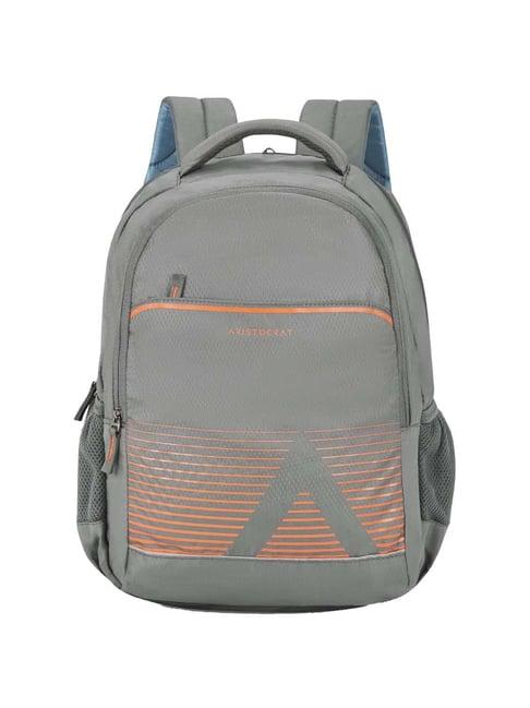 aristocrat 26 ltrs grey medium backpack