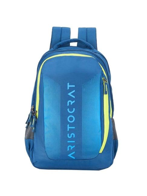 aristocrat 28 ltrs blue medium backpack