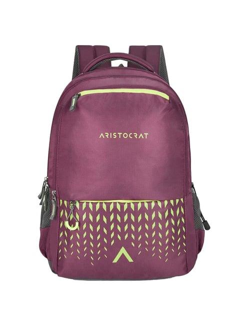 aristocrat 30 ltrs maroon medium backpack