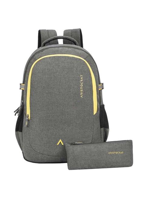 aristocrat 32 ltrs grey medium backpack