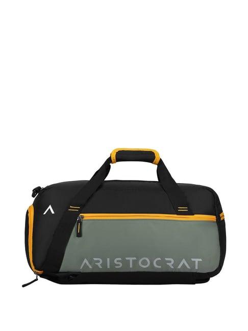 aristocrat power black small duffle bag