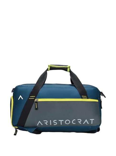 aristocrat power blue small duffle bag