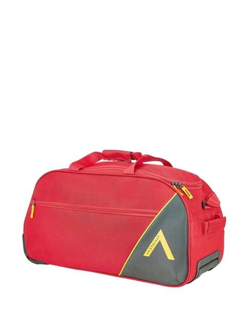 aristocrat red medium soft cabin trolley - 65 cm