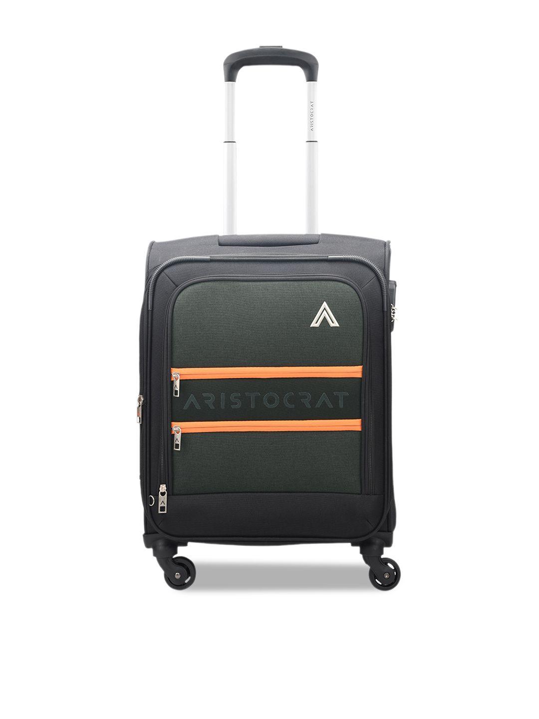 aristocrat soft sided padded trolley bag
