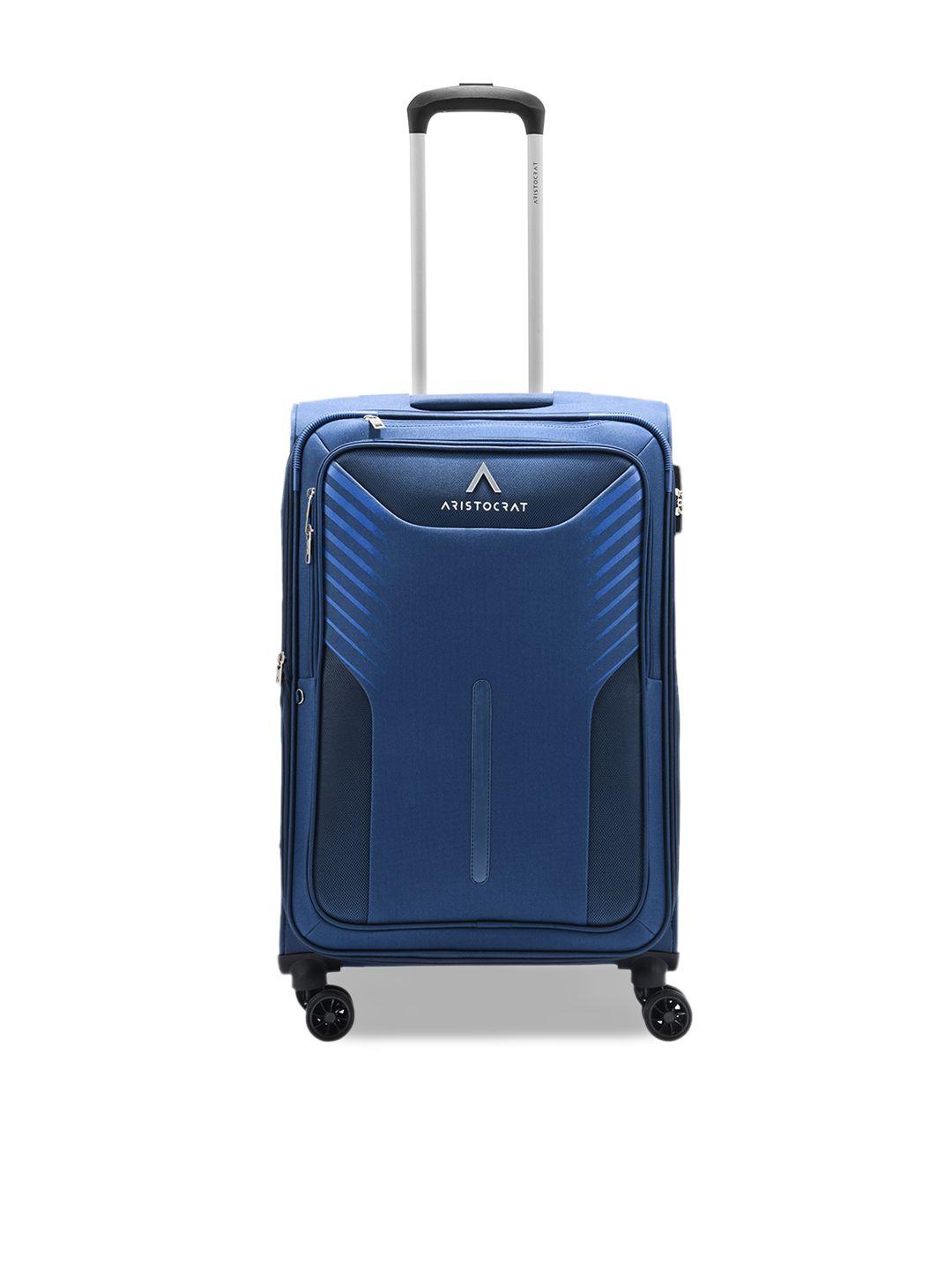 aristocrat textured swiss medium trolley bag