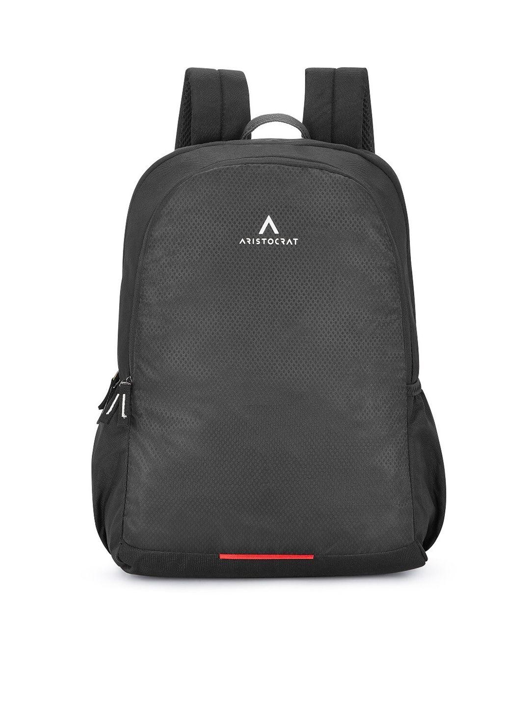 aristocrat unisex black backpack