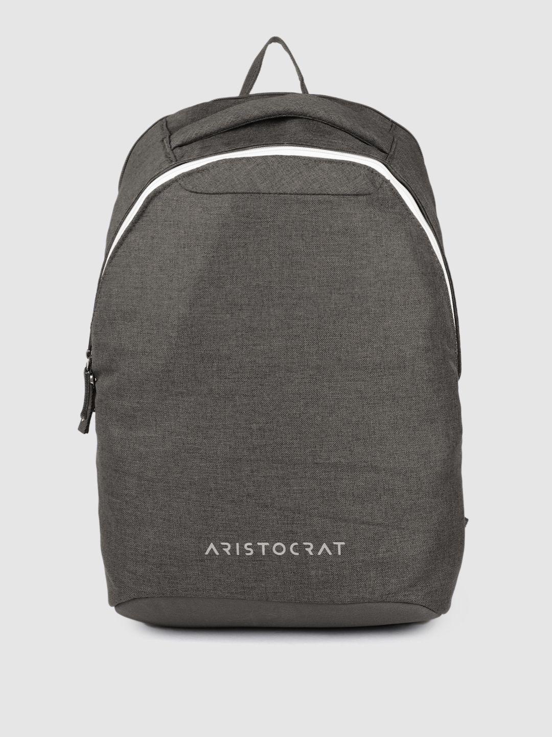 aristocrat unisex grey zeal laptop backpack