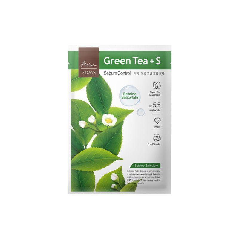 ariul 7days mask - green tea + s