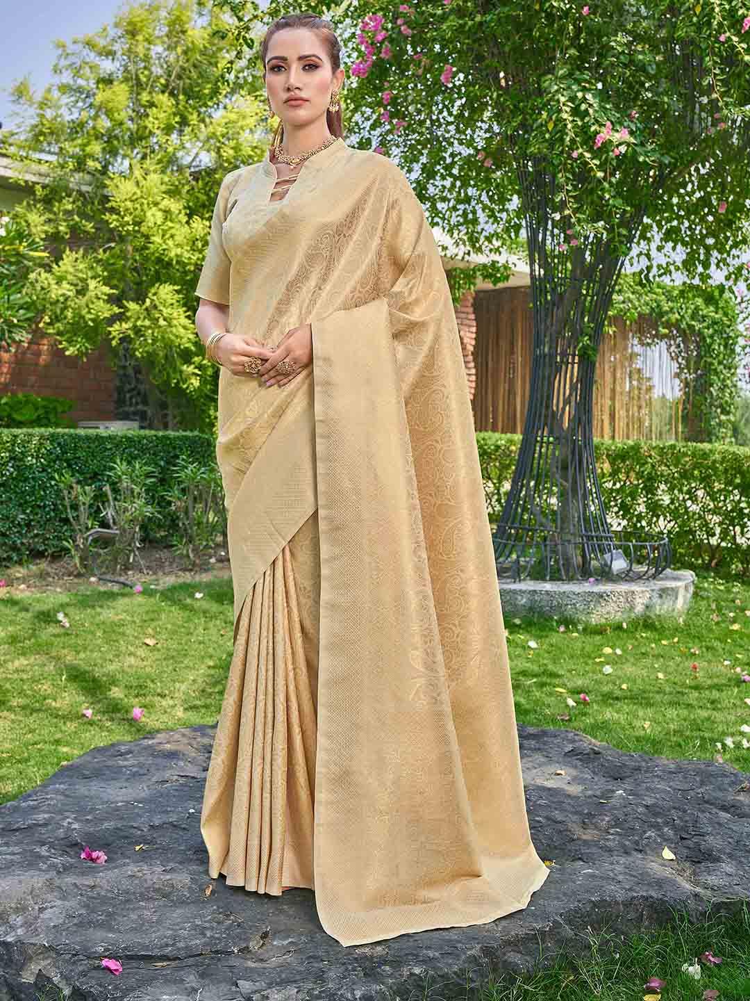 ariya prints ethnic motifs woven design zari banarasi saree