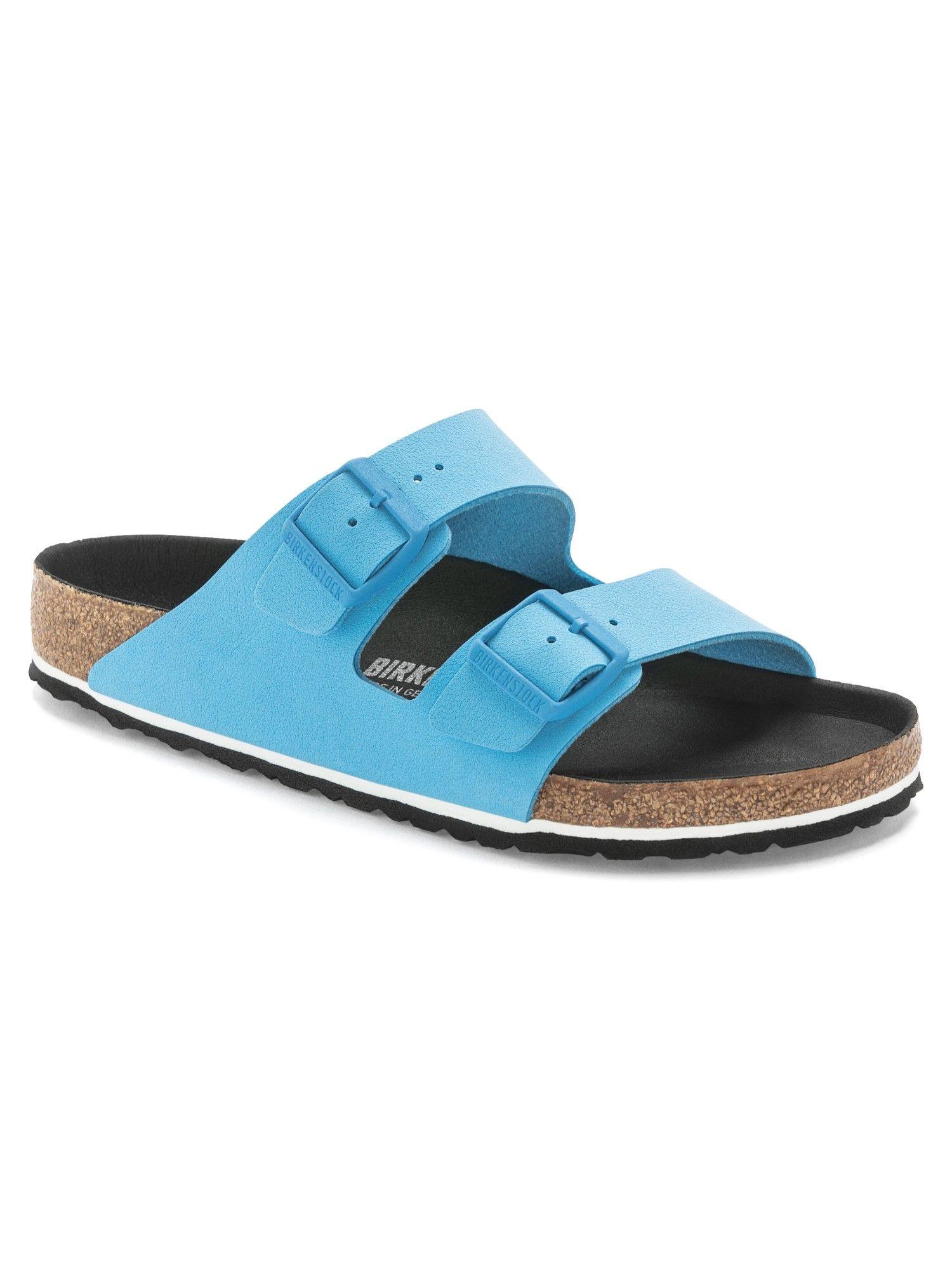 arizona athletic sky blue regular width men two strap sandals