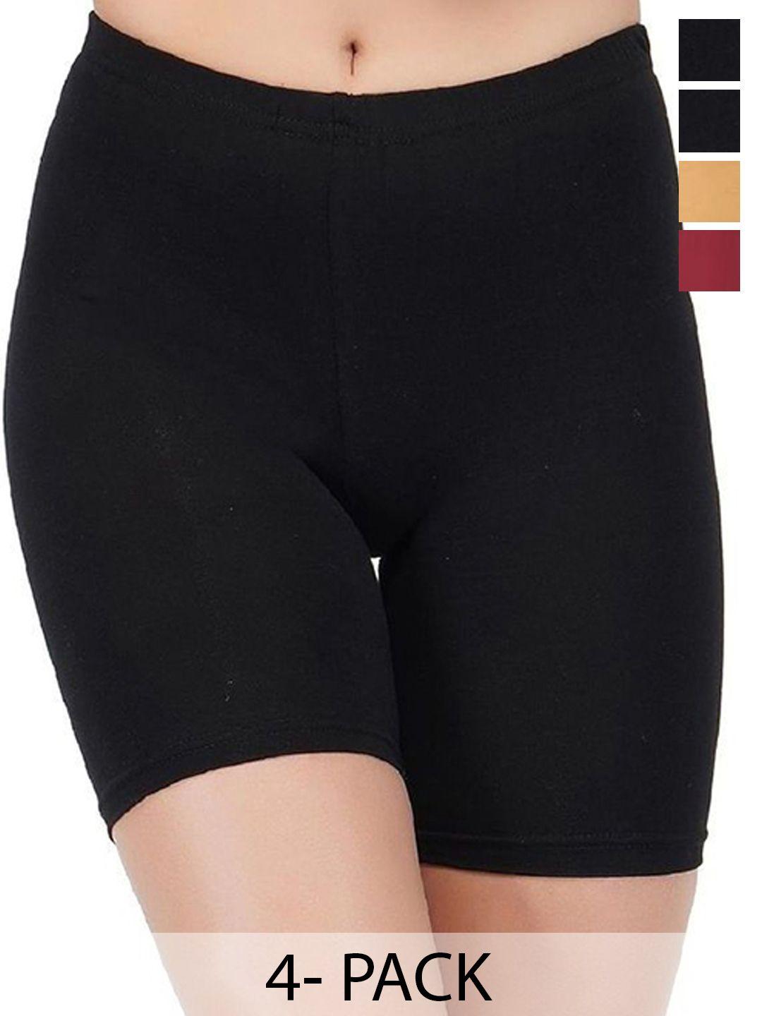arla apparel pack of 4 underskirt cycling shorts