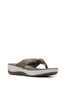 arla glison fabric casual wear women's sandals - olive