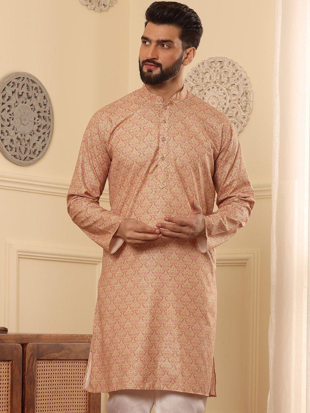 armaan ethnic men printed kurta