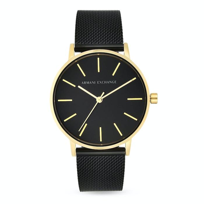 armani exchange black watch ax5548
