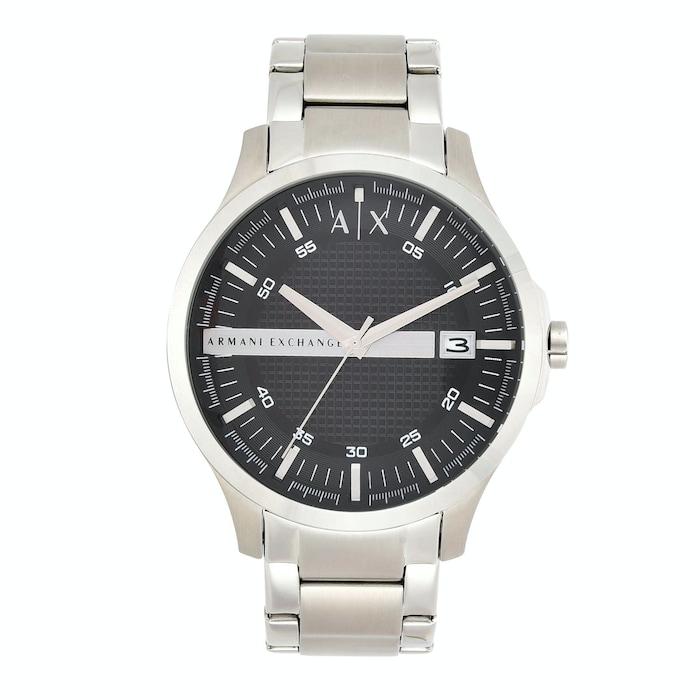 armani exchange silver watch ax2103