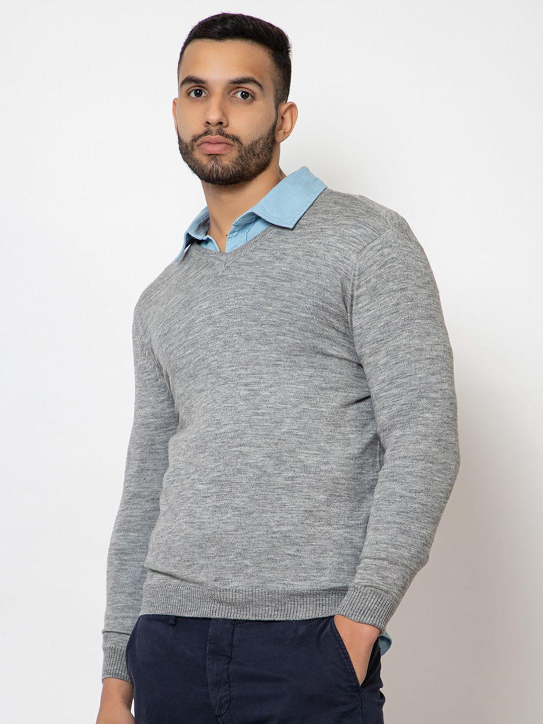 armisto v-neck long sleeves woollen pullover sweaters