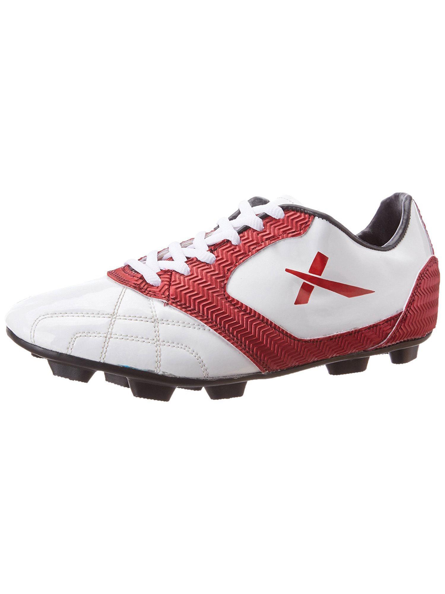 armour football shoes for men - white - maroon