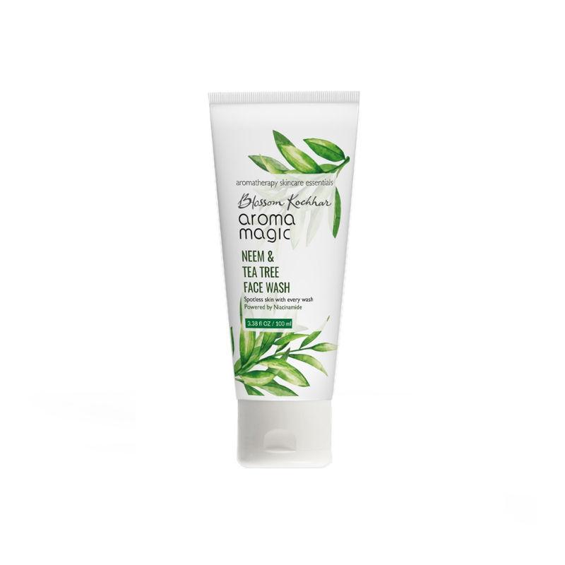 aroma magic neem & tea tree face wash (powered by niacinamide)