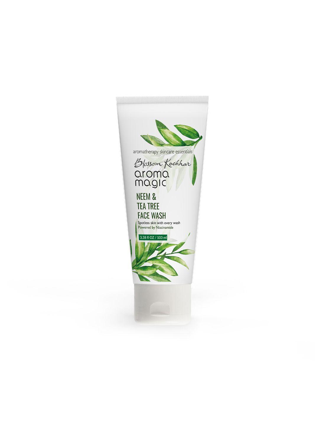 aroma magic neem & tea tree face wash with niacinamide - 100ml